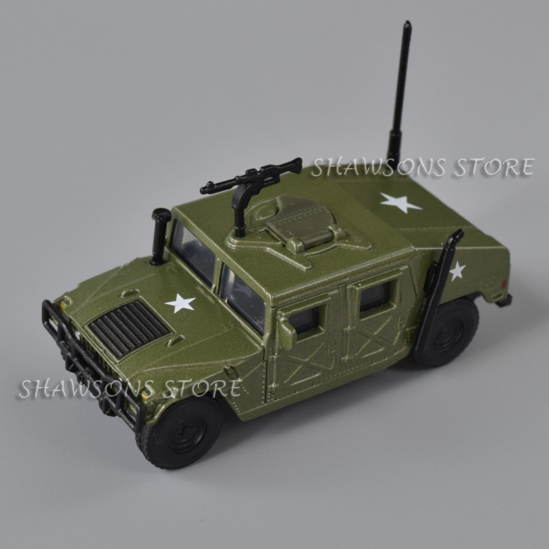 Kids Toys 3 Year Old - โมเดลรถทหารโลหะหล่อขึ้นรูป KDW ขนาด 1:64 ของเล่นรถ SUV