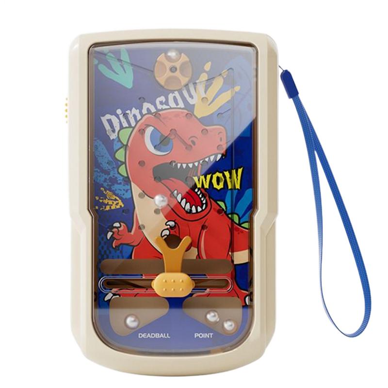 Kids Toys Entertainer - เครื่องพินบอลสําหรับเด็กไดโนเสาร์เครื่องพินบอลสําหรับผู้ใหญ่มือถือระดับมืออาชีพการเล่นเกมของเล่นเด็กกีฬาความบันเทิง