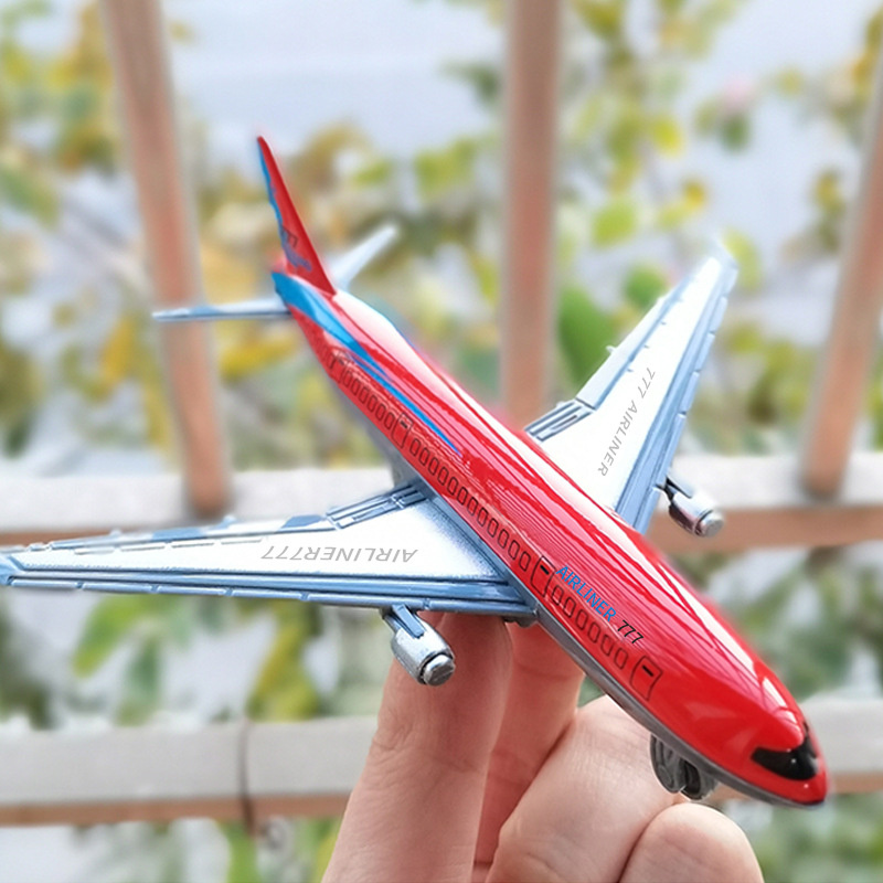 Kids Toys Supplier - เครื่องบินของเล่นเด็กแบบดึงกลับ 2 ชิ้น ทำจากโลหะผสม ของเล่นจำลองสำหรับเด็กผู้ชาย ของตกแต่งโต๊ะทำงาน