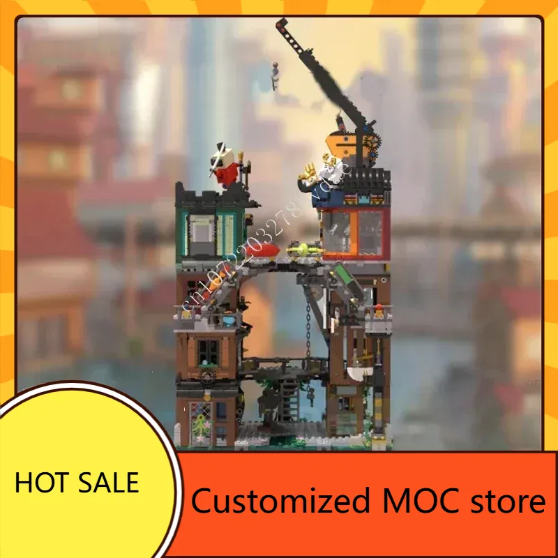 Kids Toys Shop - ชุดตัวต่อ 3014 ชิ้น (รี)เวิร์ค(เอ็ด)ช็อป MOC สตรีทวิว
