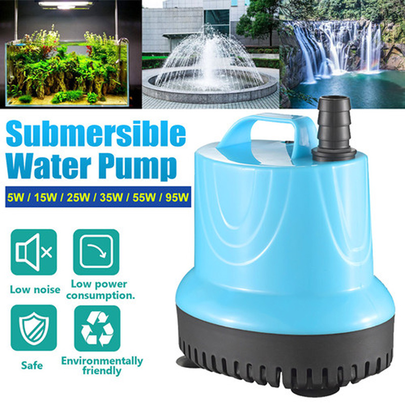 Bubble Machine Outdoor - 10/18/25/45/60/85/105W Submersible Water Pump Aquarium ปั๊มหมุนเวียนกรองด้านล่างดูดปั๊มถังปลาปั๊มน้ํา