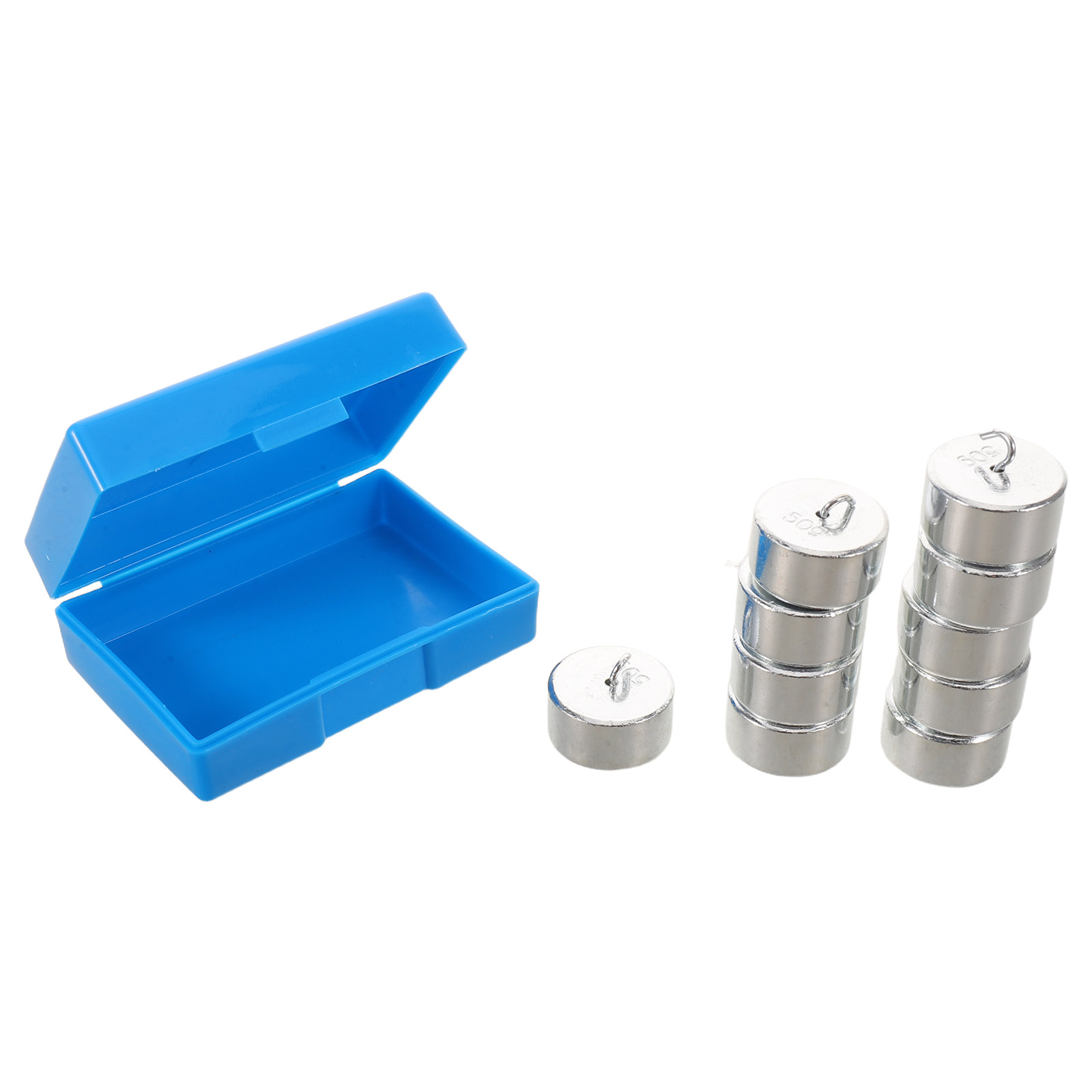 Science Experiment Kit - ชุดตุ้มน้ำหนักแบบมีรู 10 ชิ้น สำหรับการทดลองทางวิทยาศาสตร์ ฟิสิกส์ อุปกรณ์การสอนในห้องปฏิบัติการ