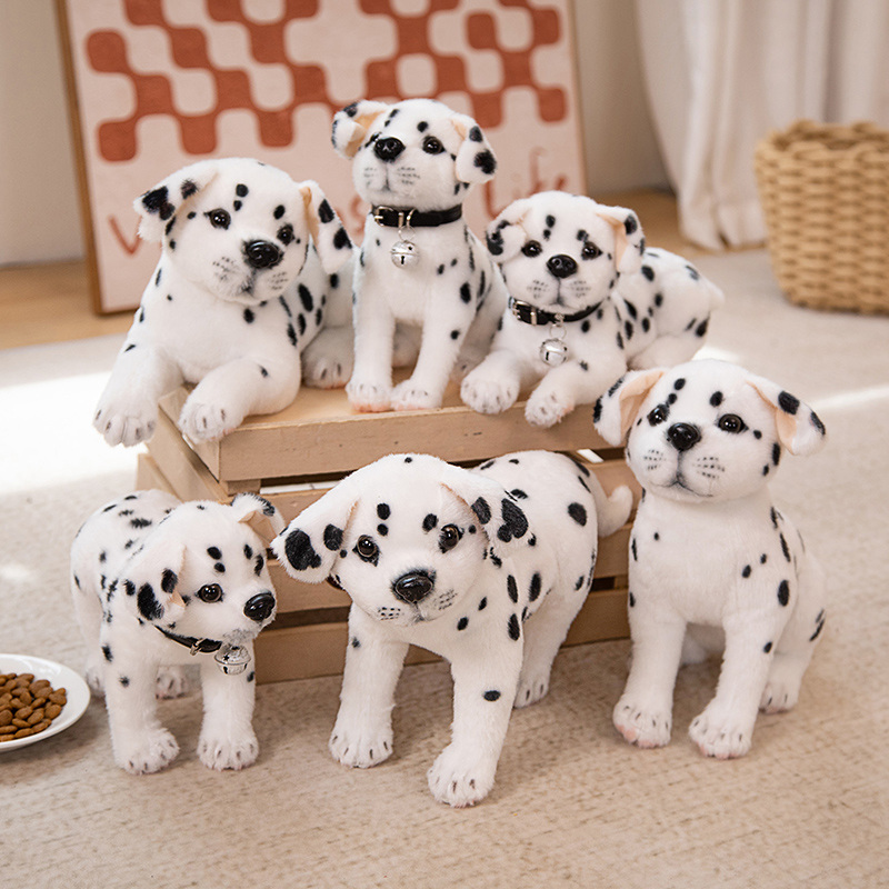 Kids Toys Quality - ใหม่ Dalmatians สุนัขของเล่นตุ๊กตาน่ารักตุ๊กตา Beagle Spotted Puppy