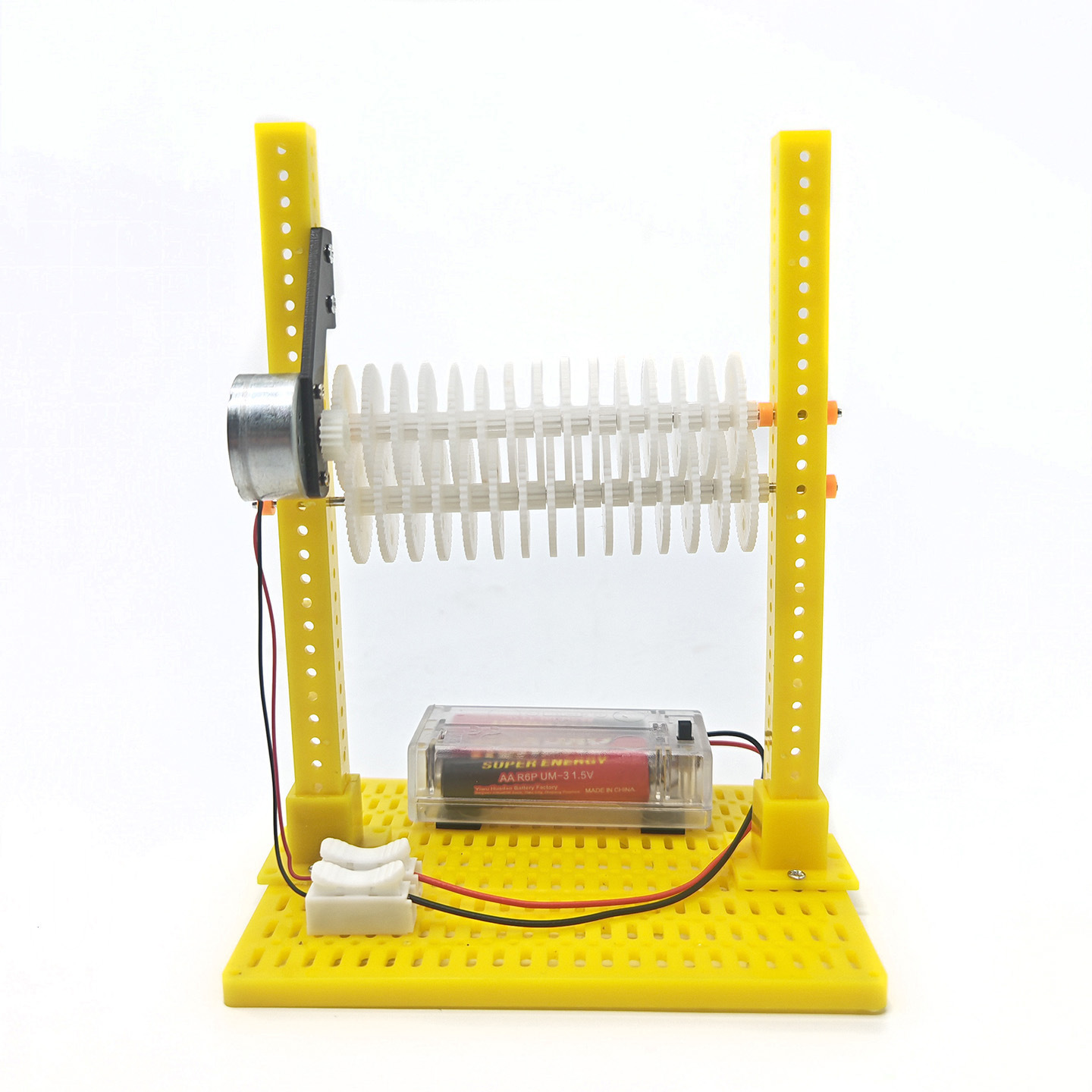 Science Experiment Kit - ตัวต่อเกียร์สำหรับเด็ก หมายเลข ชุดอุปกรณ์วิทยาศาสตร์และเทคโนโลยี DIY STEM สำหรับประกอบเอง