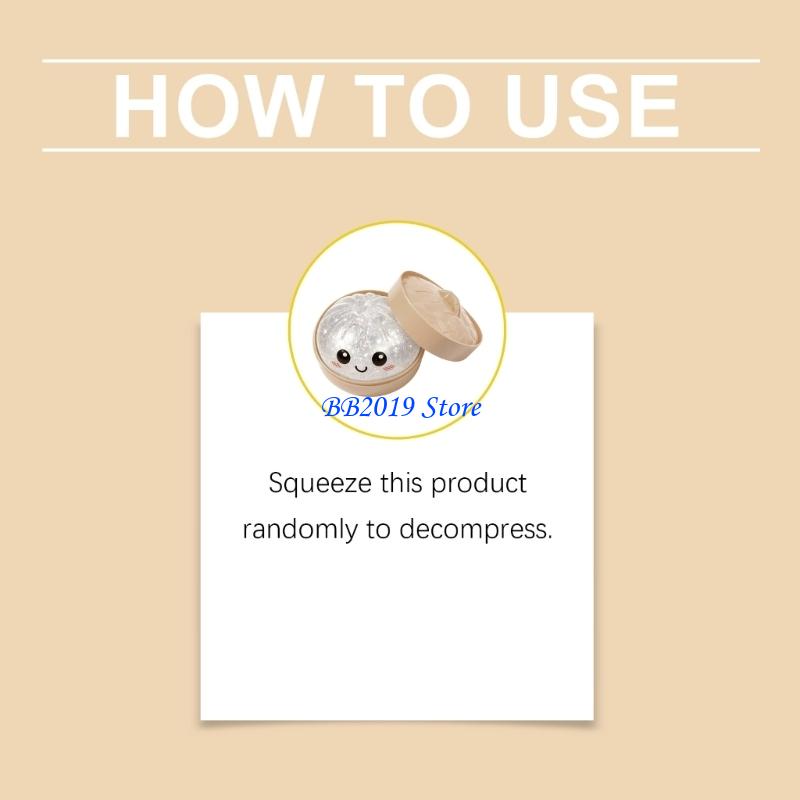Kids Toys Entertainer - Q0KB Glitters Dumpling Squeeze ของเล่นช้า Rising