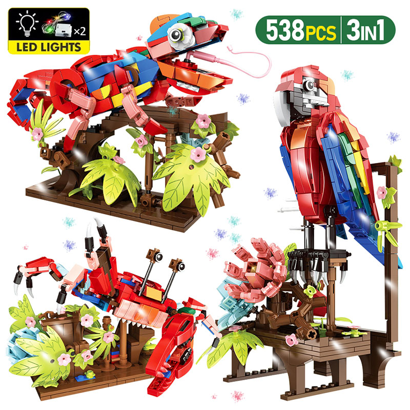 Kids Toys Amazon - MOC 3 ใน 1 Amazon Jungle