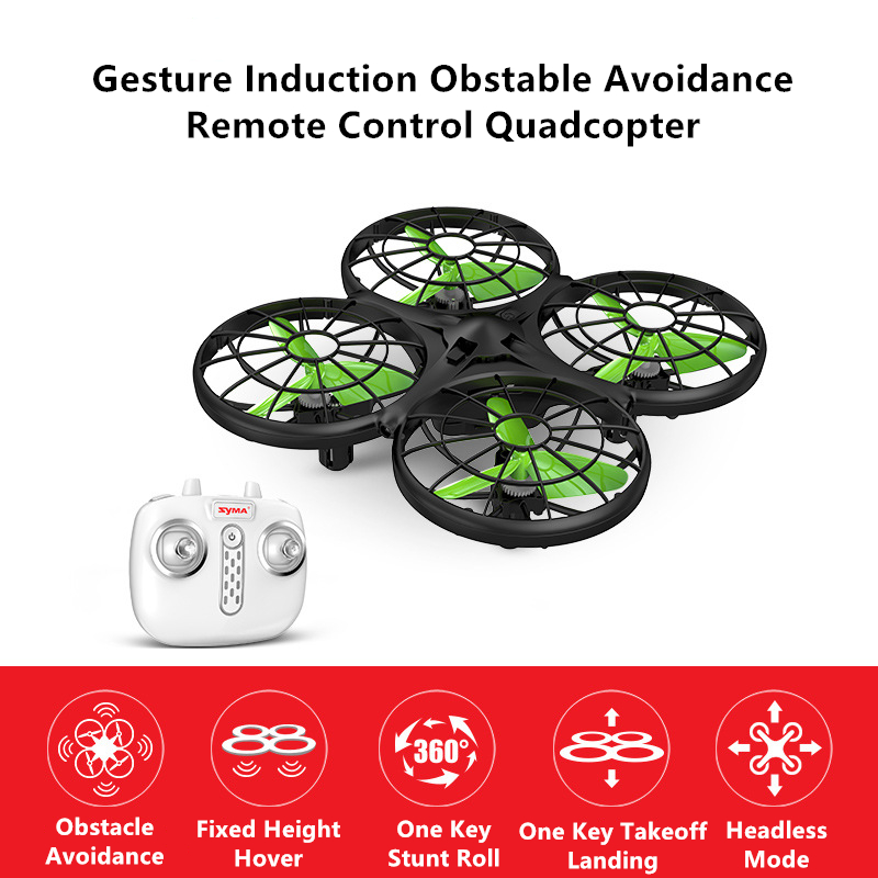 Kids Toys Drone - ท่าทางเหนี่ยวนําหลีกเลี่ยงอุปสรรค RC Quadcopter Stable Hover เที่ยวบิน