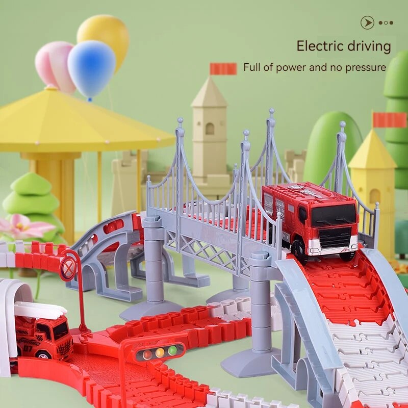 Fire Engine TRACK ประกอบรถวิศว - Kids Toys Supplier บทวิจารณ์และราคา