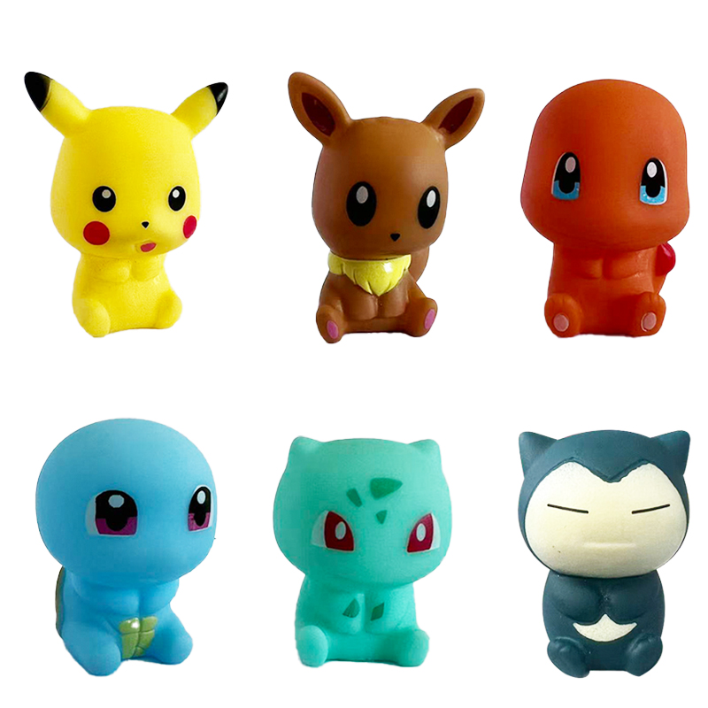 6 ชิ้นโปเกมอนของเล่นอาบน้ำปิกา - Kids Toys 3 Year Old บทวิจารณ์และราคา
