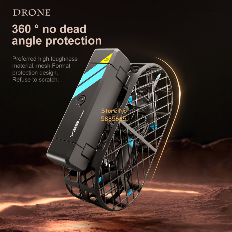 กล้อง 8K HD 360 °   การป้องกัน - Kids Toys Drone บทวิจารณ์และราคา