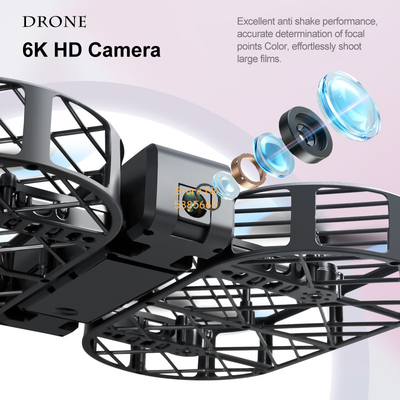 กล้อง 8K HD 360 °   การป้องกัน - Kids Toys Drone บทวิจารณ์และราคา