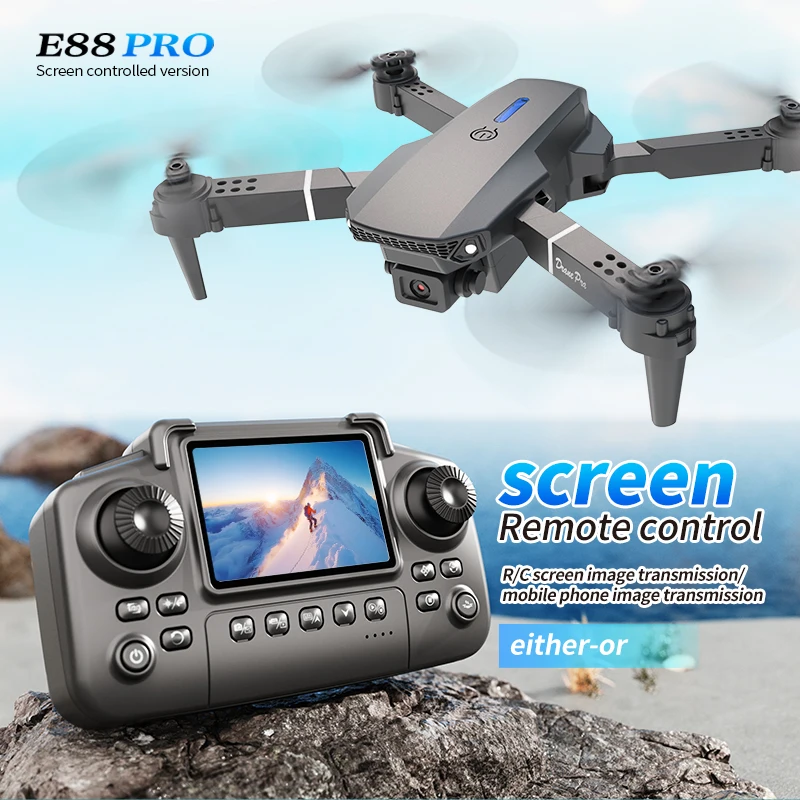 โดรนรุ่น Professional E88 PRO  - Kids Toys Drone บทวิจารณ์และราคา