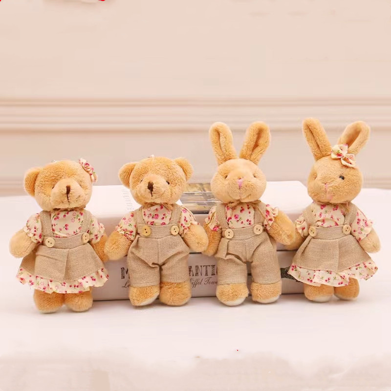 ตุ๊กตากระต่ายคู่หมี4ชิ้น/ล็อตต - Kids Toys Deals บทวิจารณ์และราคา
