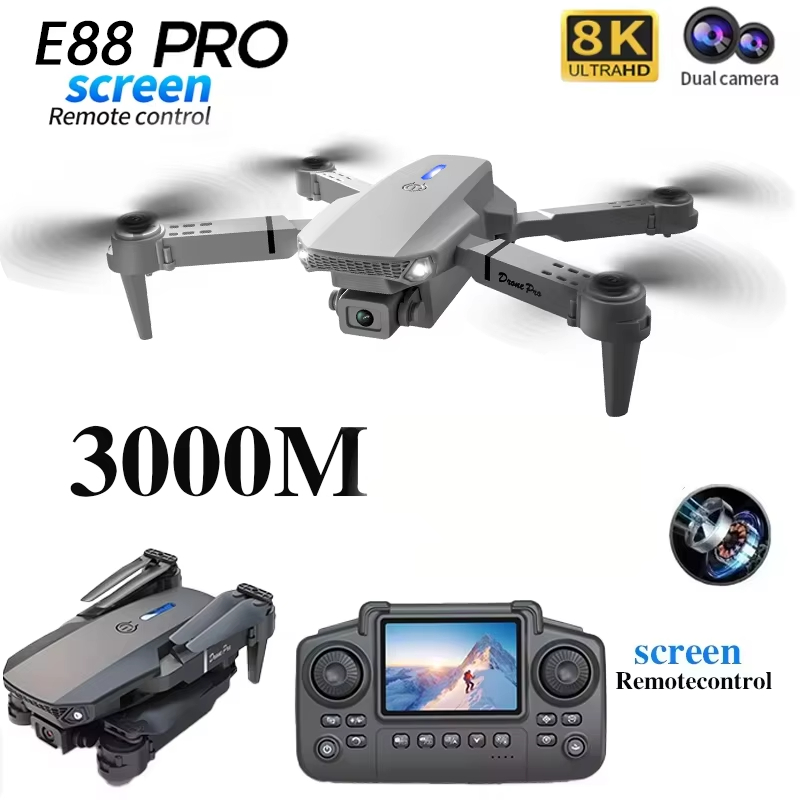 โดรนรุ่นใหม่ E88 ปี 2026 กล้อง - Kids Toys Drone บทวิจารณ์และราคา
