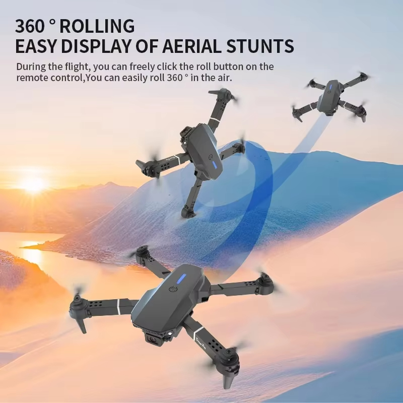 โดรนรุ่นใหม่ E88 ปี 2026 กล้อง - Kids Toys Drone บทวิจารณ์และราคา