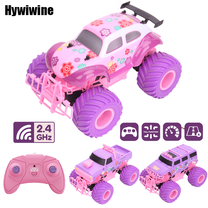 สีชมพู RC รถไดรฟ์ไฟฟ้า Off-Roa - Kids Toys Supplier บทวิจารณ์และราคา