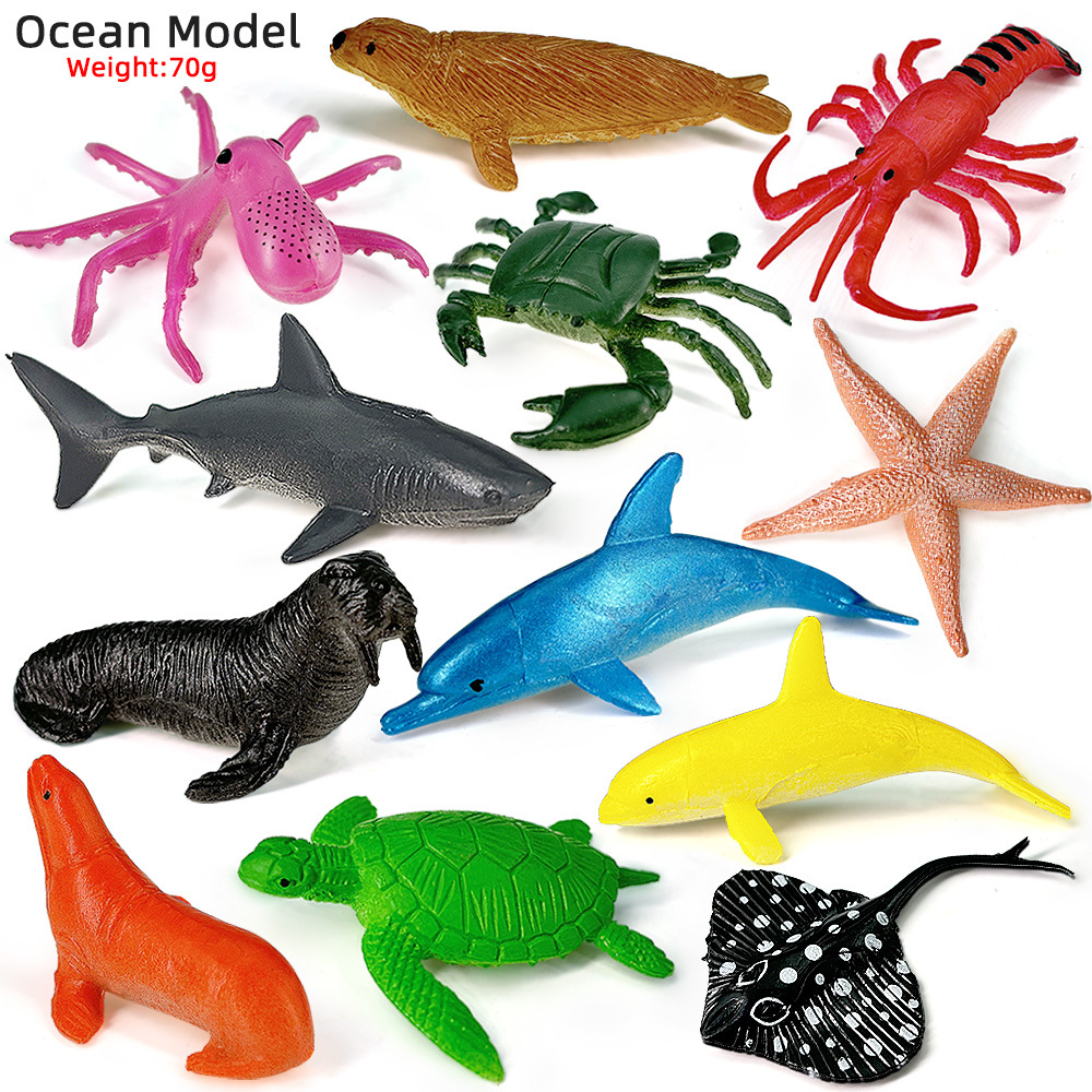 ชุดของเล่นสัตว์ทะเล 12 ชิ้น ปร - Kids Toys 3 Year Old บทวิจารณ์และราคา