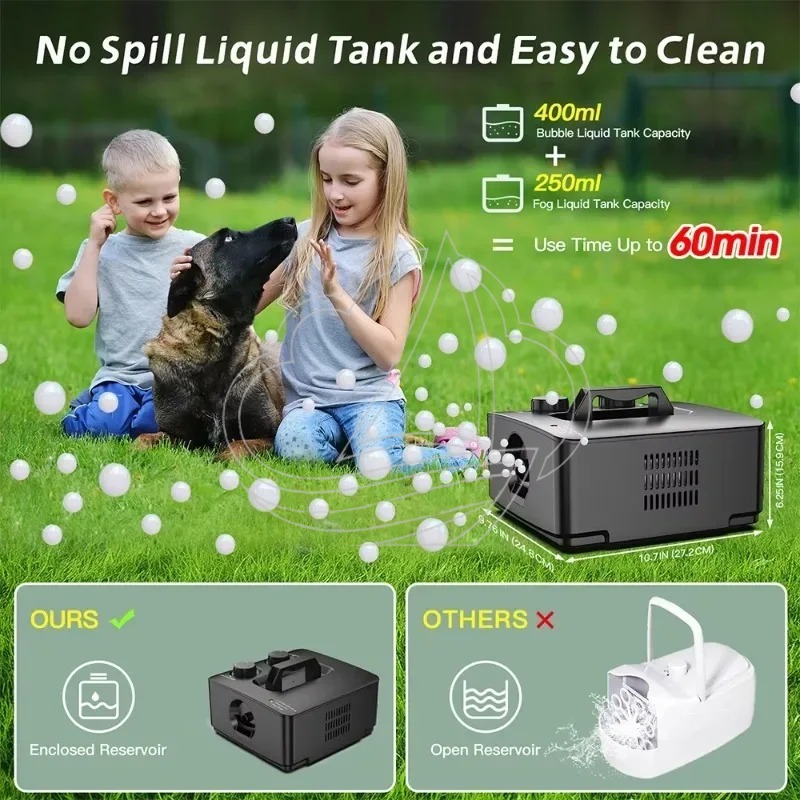 เครื่องทำฟองควัน 2-in-1 แบบพกพ - Bubble Machine Outdoor บทวิจารณ์และราคา