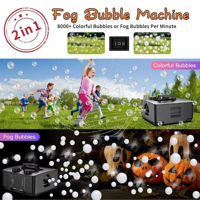 เครื่องทำฟองควัน 2-in-1 แบบพกพ - Bubble Machine Outdoor บทวิจารณ์และราคา