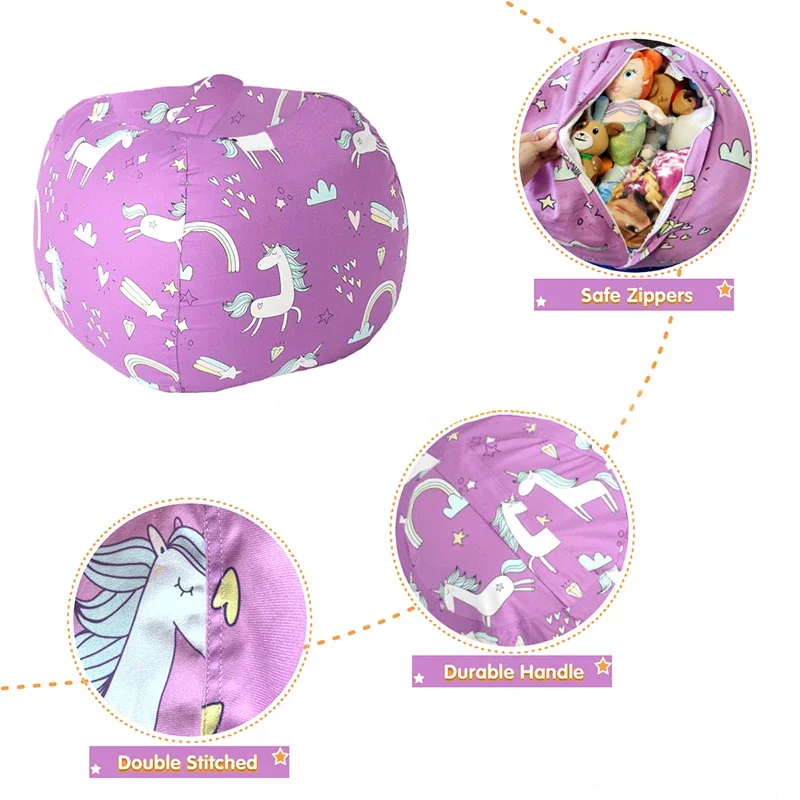 เก้าอี้บีนแบ็กใหม่สำหรับเก็บขอ - Kids Zip Toys บทวิจารณ์และราคา
