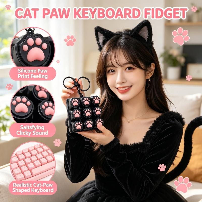 ซิลิโคนแมว Paws Keycap Presser - Kids Toys Entertainer บทวิจารณ์และราคา