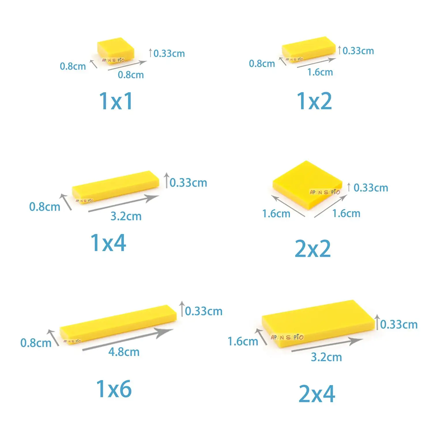 อิฐรูปบล็อกตัวต่อ DIY 1X6 11สี - Kids Toys Under 100 บทวิจารณ์และราคา