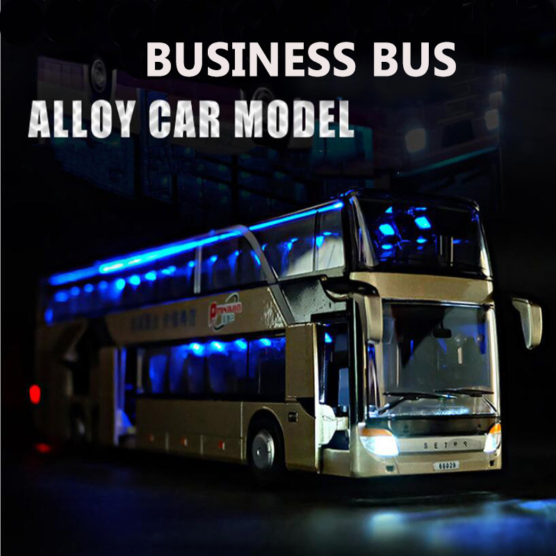 1:32 คุณภาพสูง Double Deck Bus - Kids Toys Quality บทวิจารณ์และราคา