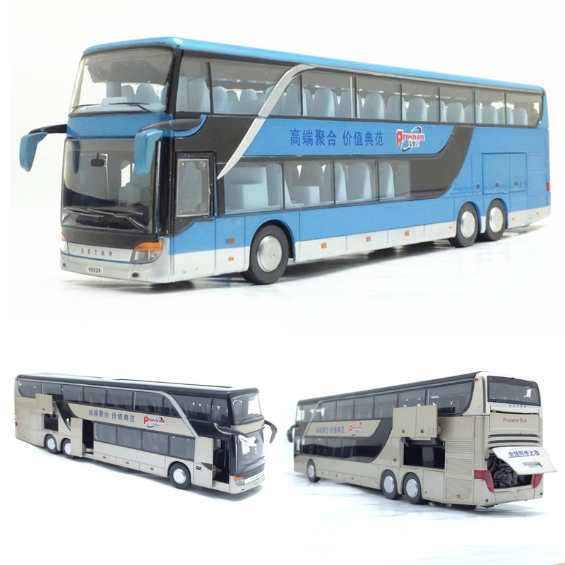 1:32 คุณภาพสูง Double Deck Bus - Kids Toys Quality บทวิจารณ์และราคา