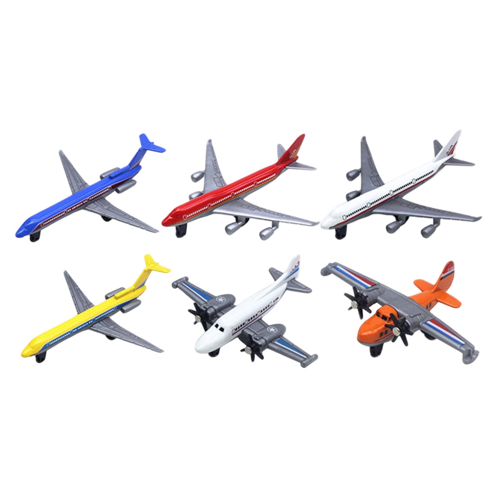 6 ชิ้นโลหะผสมโลหะโมเดลเครื่องบ - Kids Toys Shop บทวิจารณ์และราคา