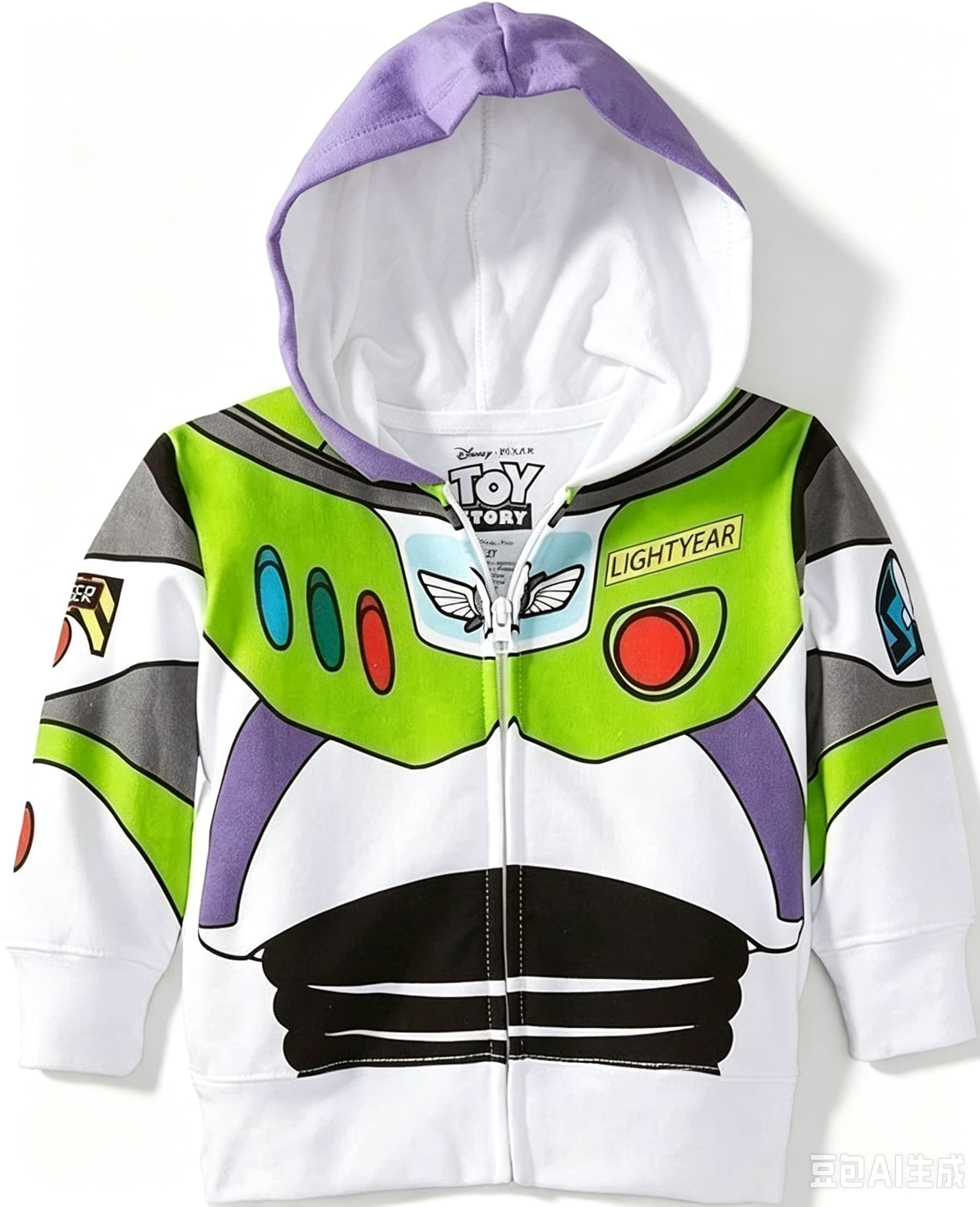 เสื้อฮู้ดซิปอัพลายการ์ตูนตัวละ - Kids Zip Toys บทวิจารณ์และราคา